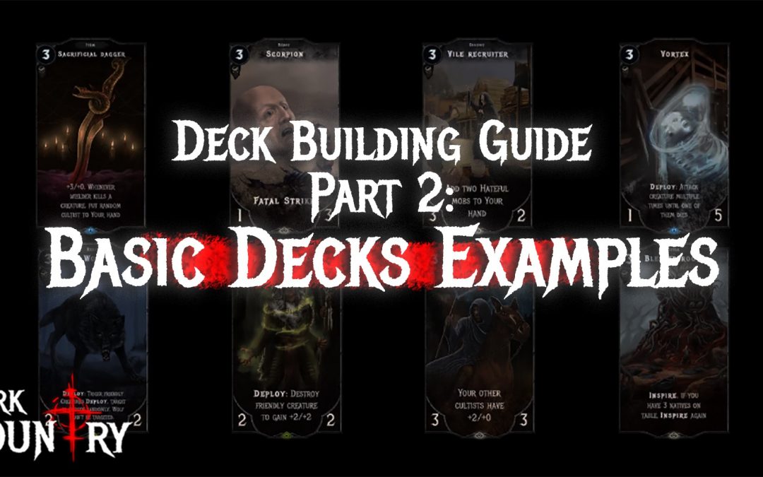 Deck Building Guide Part 2⚒: Deck Examples