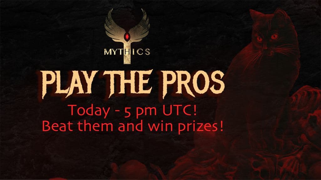Play the PROS: regular tournaments from Team Mythic Guild