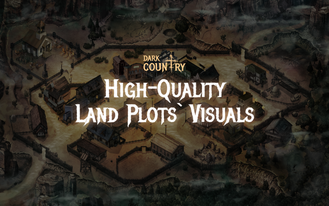 High-Quality Visuals of Dark Country Land Plots: TEASER