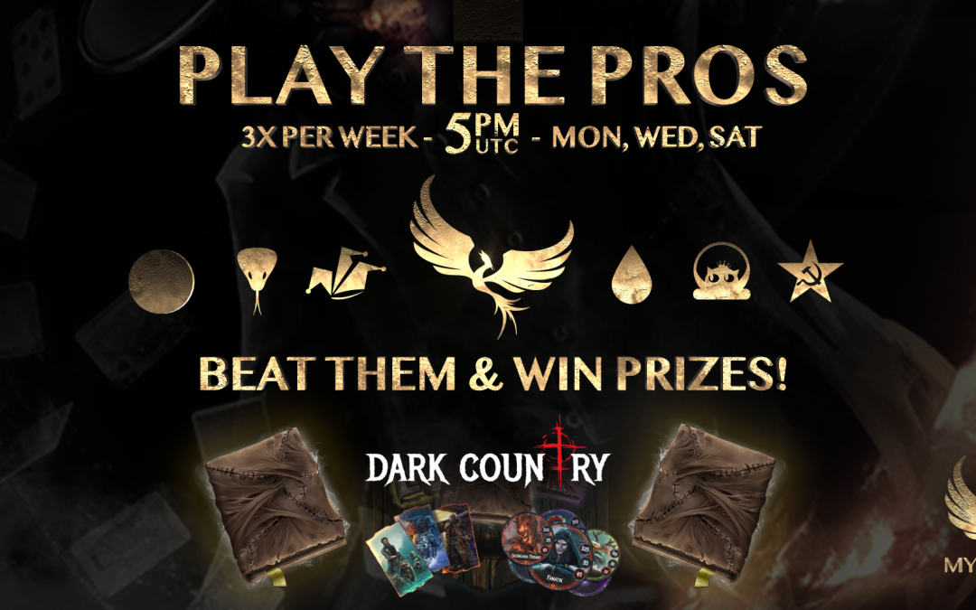 Play the Pros Tournaments Return!