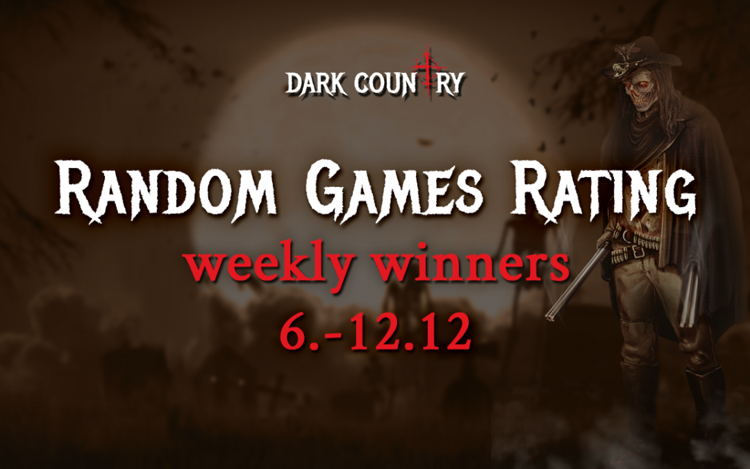 Weekly Random Games Rating: 6-12.12