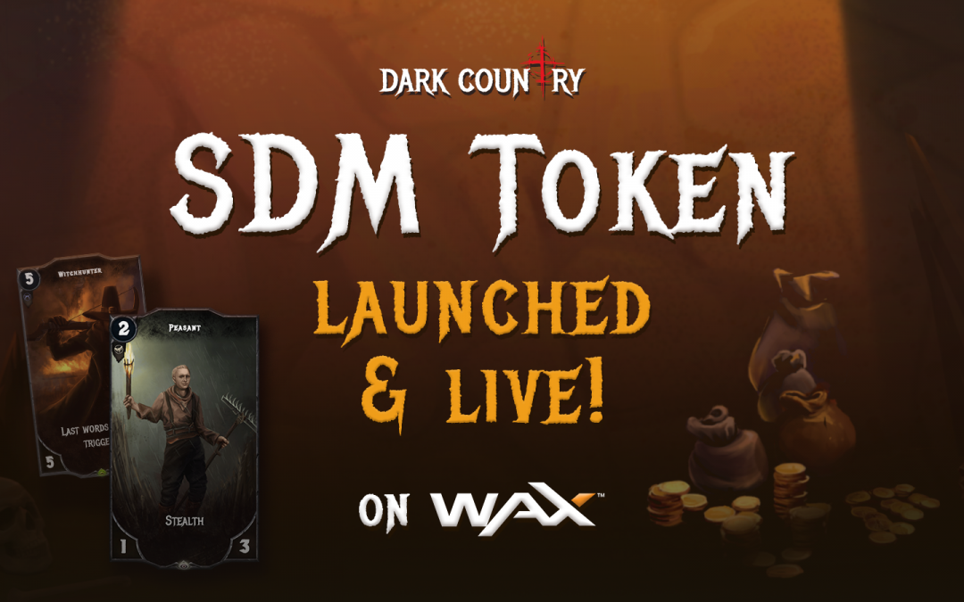 Shadow Dime Token (SDM) is Live on WAX Blockchain!
